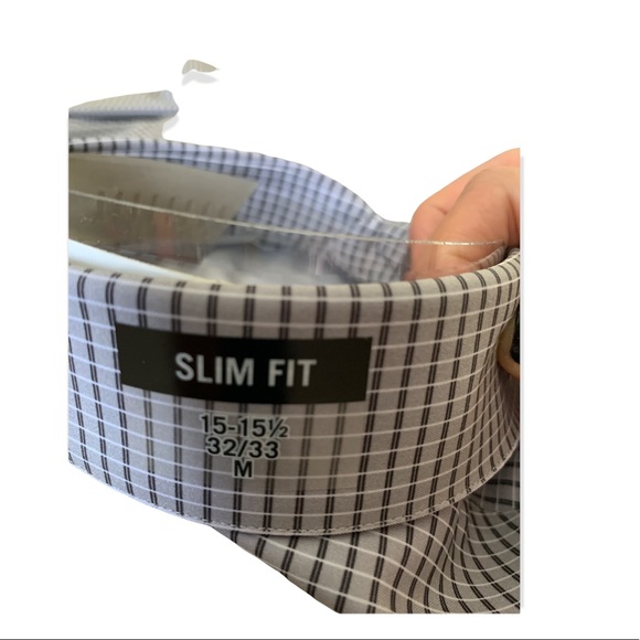 Men’s Grey Van Heusen dress shirt - Picture 4 of 6